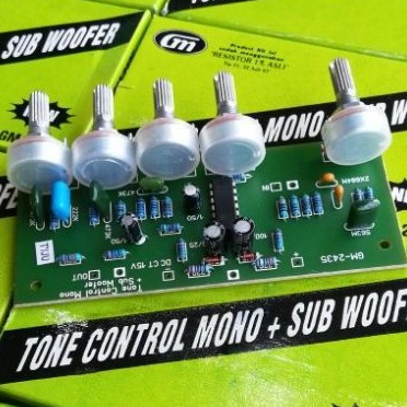 TONE CONTROL MONO GM 2435 PLUS SUBWOOFER HIJAU