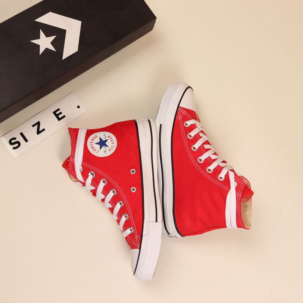 SEPATU SNEAKERS Converse All Star Classic HI Red