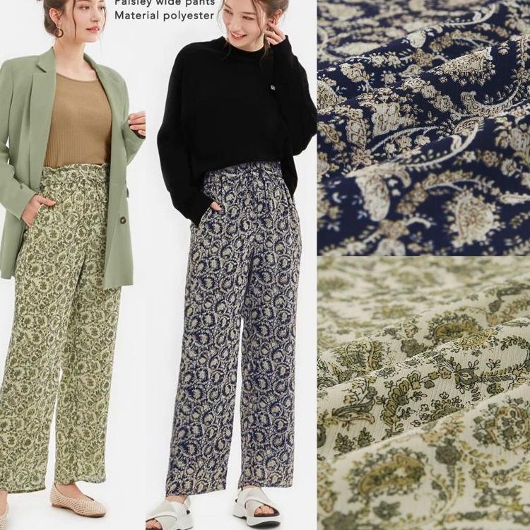 Unq by Gu wide cullotes straight pants –BNT.10Jn22ᶠ