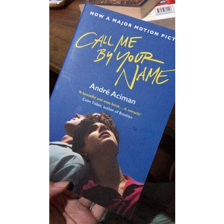 PRELOVED NOVEL CALL ME BY YOUR NAME BY ANDRE ACIMAN BUKU ORI ENGLISH PERIPLUS IMPOR