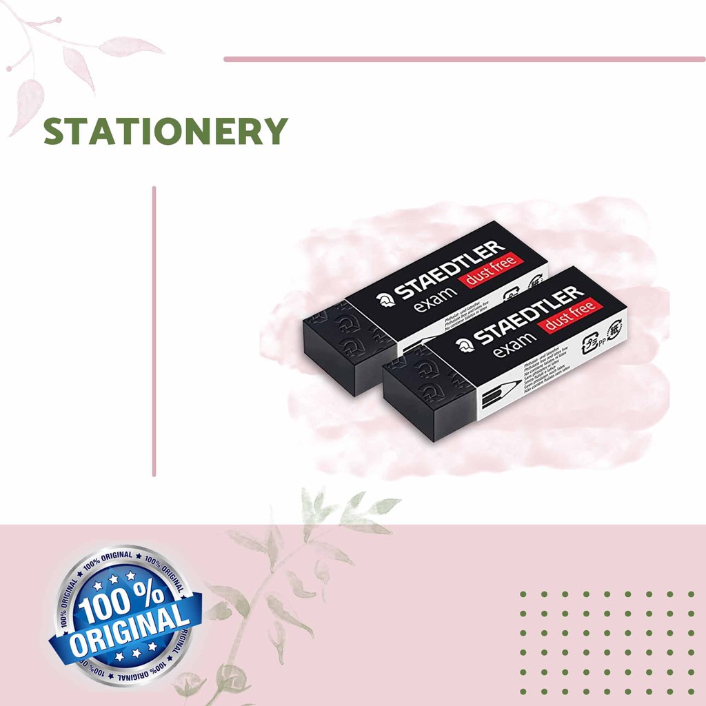 

ERASER EXAM DUST FREE 526 E20 STAEDTLER BLACK