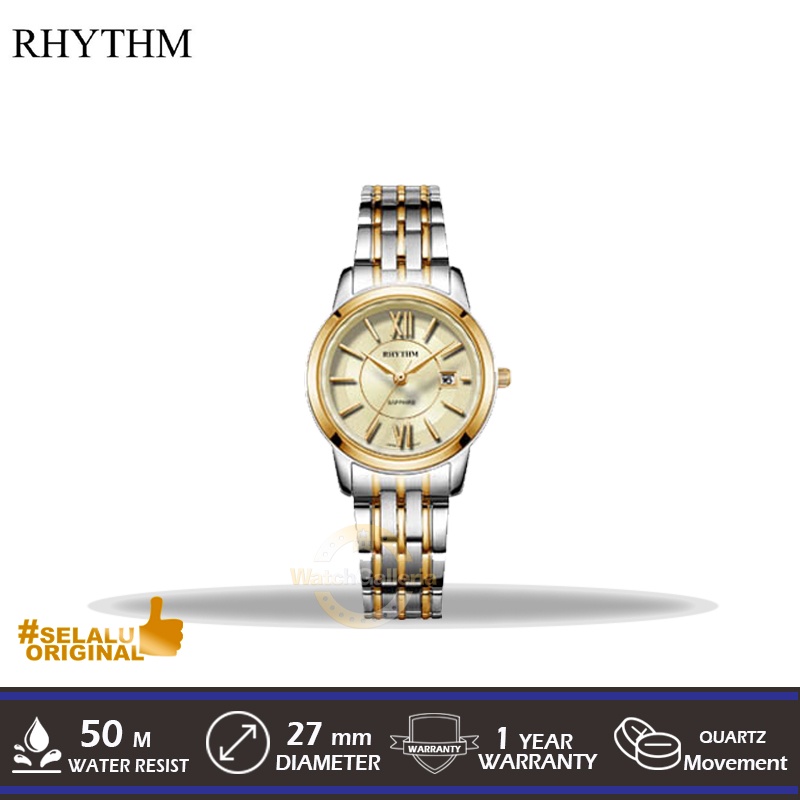Jam Tangan Analog Ladies RHYTHM G1304S04 Original Murah