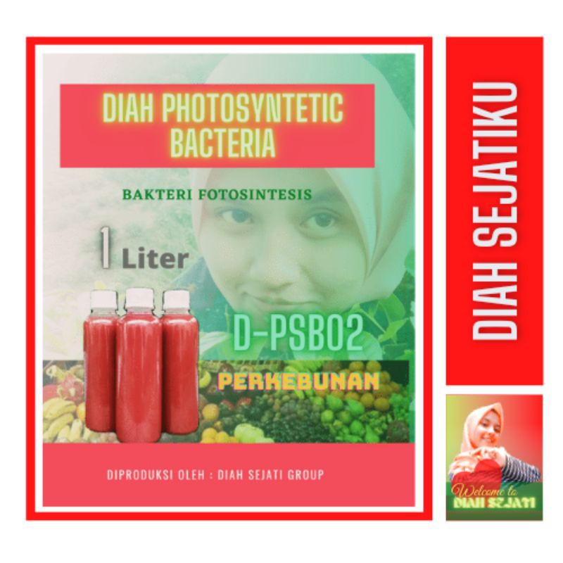 PSB1000 Bakteri Fotosintesis - PSB (Photosyntetic Bacteria) Kemasan 1 liter