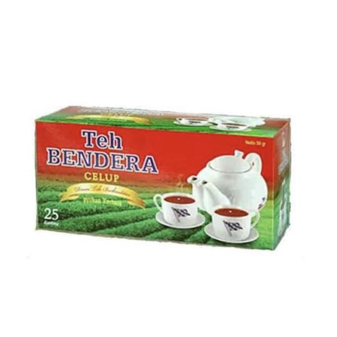 

[[BISA COD]] Teh Bendera Celup Box 1 Pak isi 12 Kotak FREE ONGKIR Kode 68