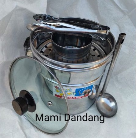 Dandang bakso mini tutup kaca 16 18 20 New....