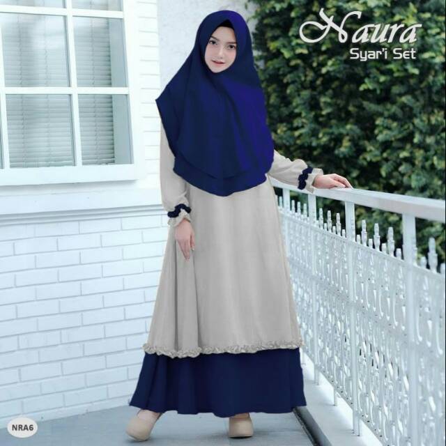 RAMDHAIMA SET Gamis Syar'i by Lubna Gamis Syari