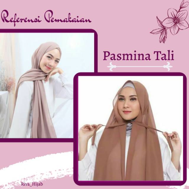 Pasmina TALI Diamon Crep|| Pasmina Instan