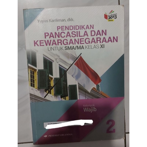 Buku PPKN kelas 2 SMA (Yuyus Kardiman)