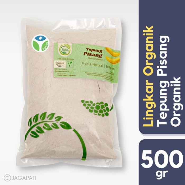 

Ds11D Lingkar Organik - Tepung Pisang 500Gr - Organik - Bebas Gluten G6B040B