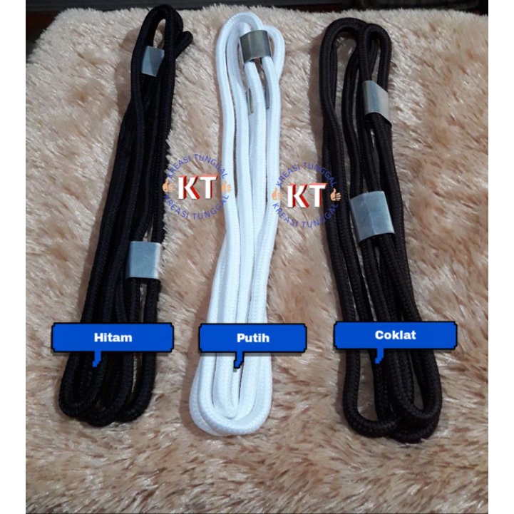 Talikur sumbu satpam/security/polisi/lantas tali kur sumbu hitam/putih/coklat