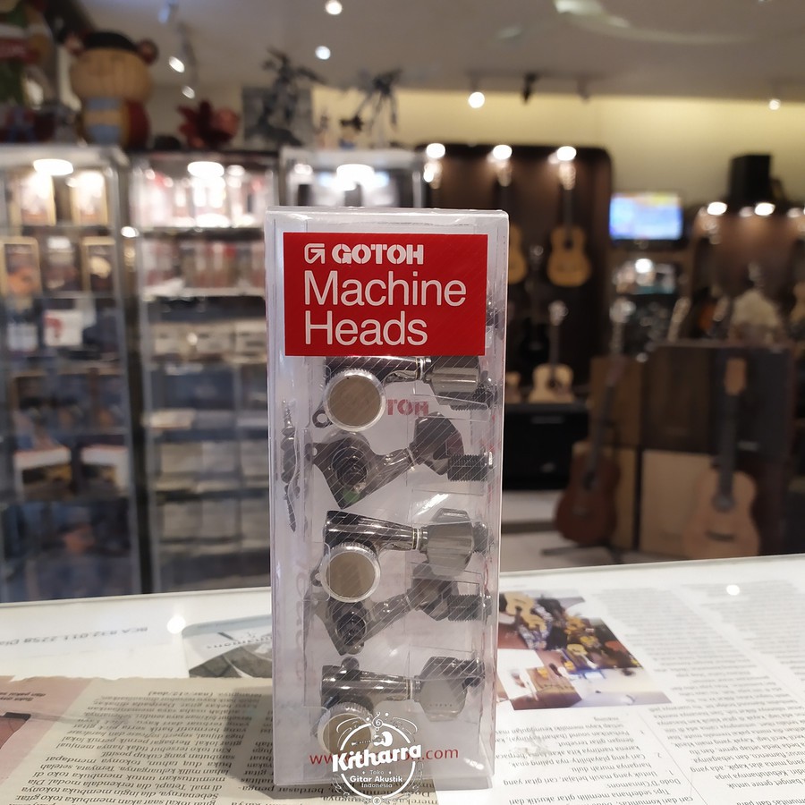 Gotoh Machine Head SGS510 MGT-A07-L6 Cosmo Black