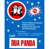 PEMANIS SODIUM CAP DUA PANDA BAHAN TAMBAHAN PANGAN PEMANIS BUATAN NATRIUM SIKLAMAT NATRIUM SAKARIN M