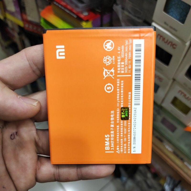 XIAOMI REDMI NOTE 1 / NOTE1 / BM42 , XIAOMI MI 1S / BM10 , XIAOMI REDMI NOTE 2 / NOTE2 / BM45 BATERAI BATTERY BATT BATLE MANTUL