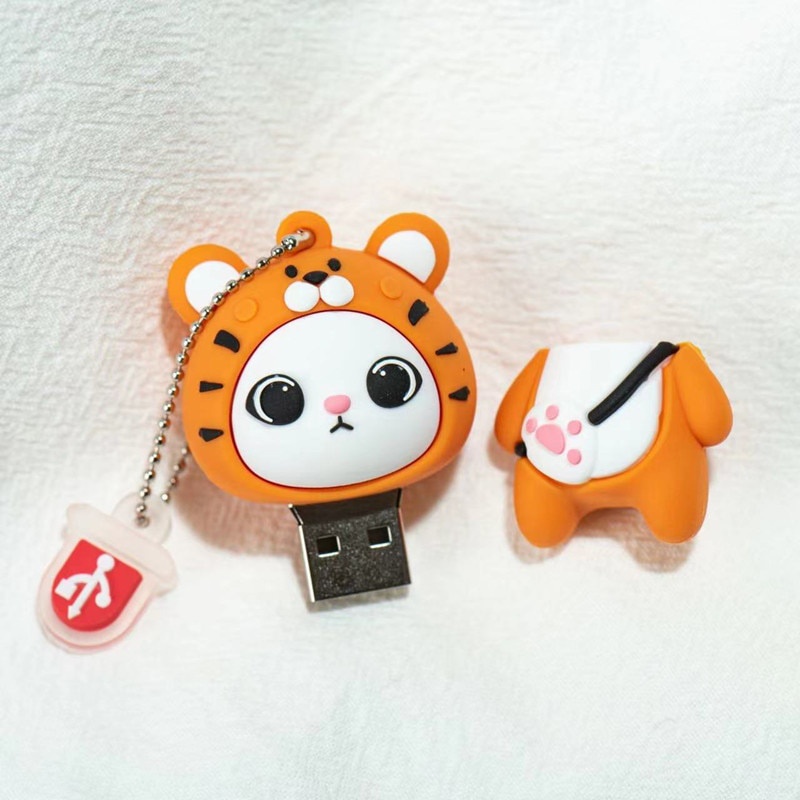 Flash Disk USB 2TB 1TB Bentuk Kartun Panda Lucu