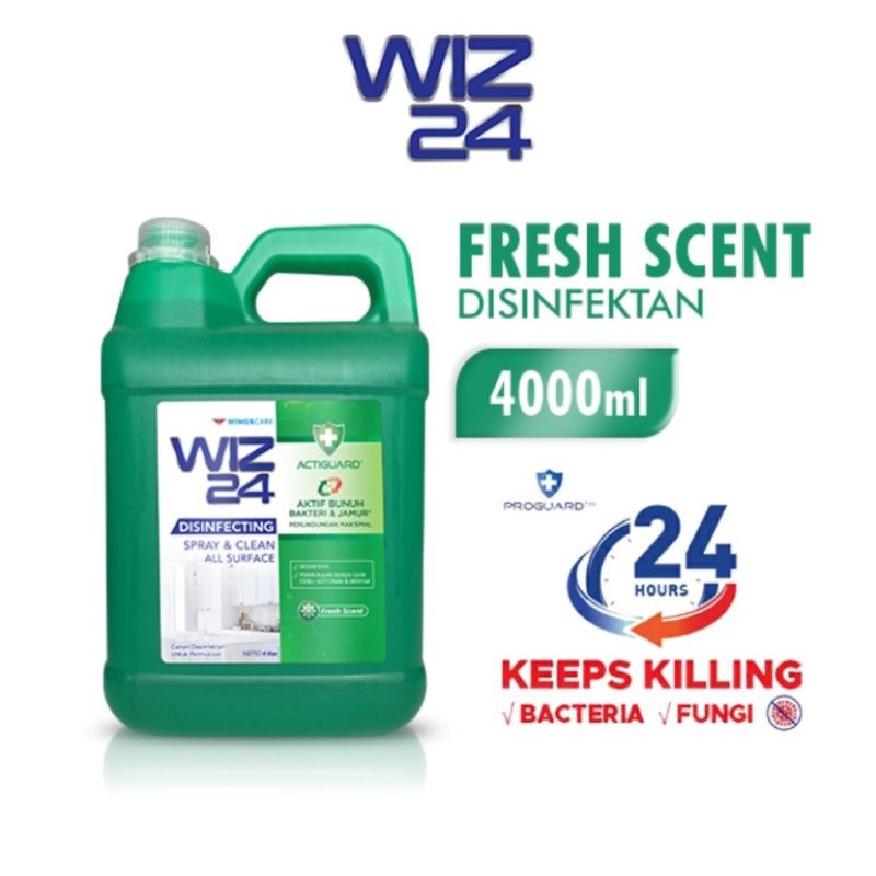 Wiz24 Disinfectant Refill 4 liter Jerigen