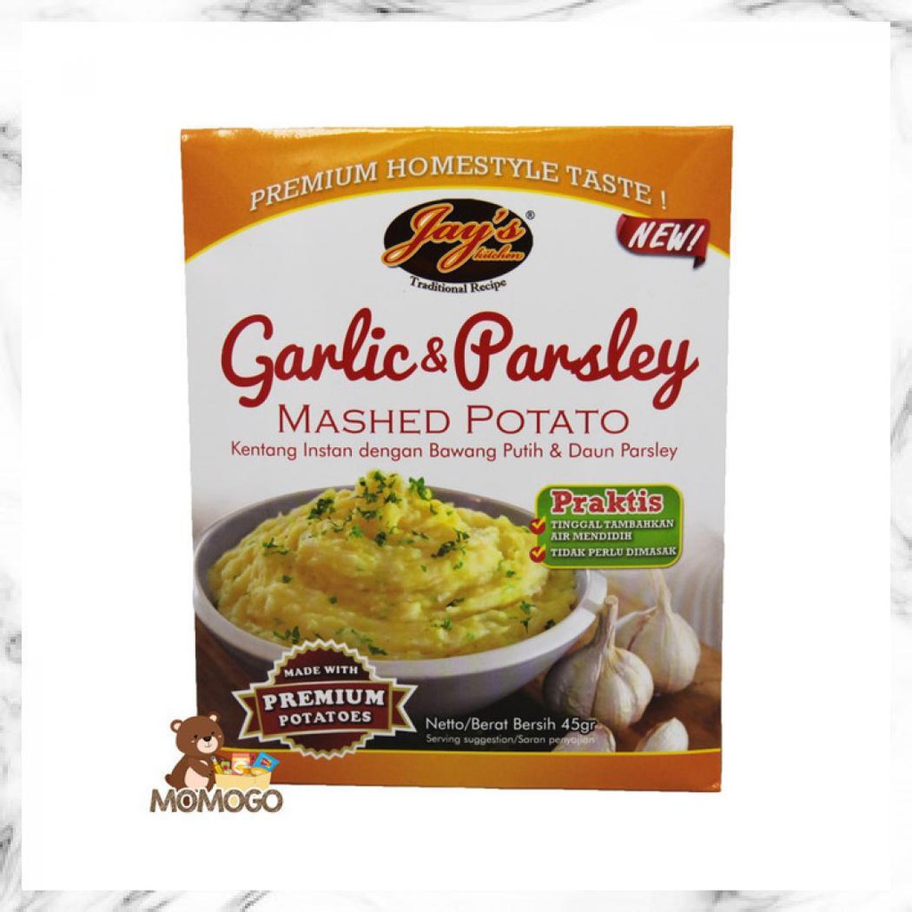 

JAY'S GARLIC & PARSLEY MASHED POTATO