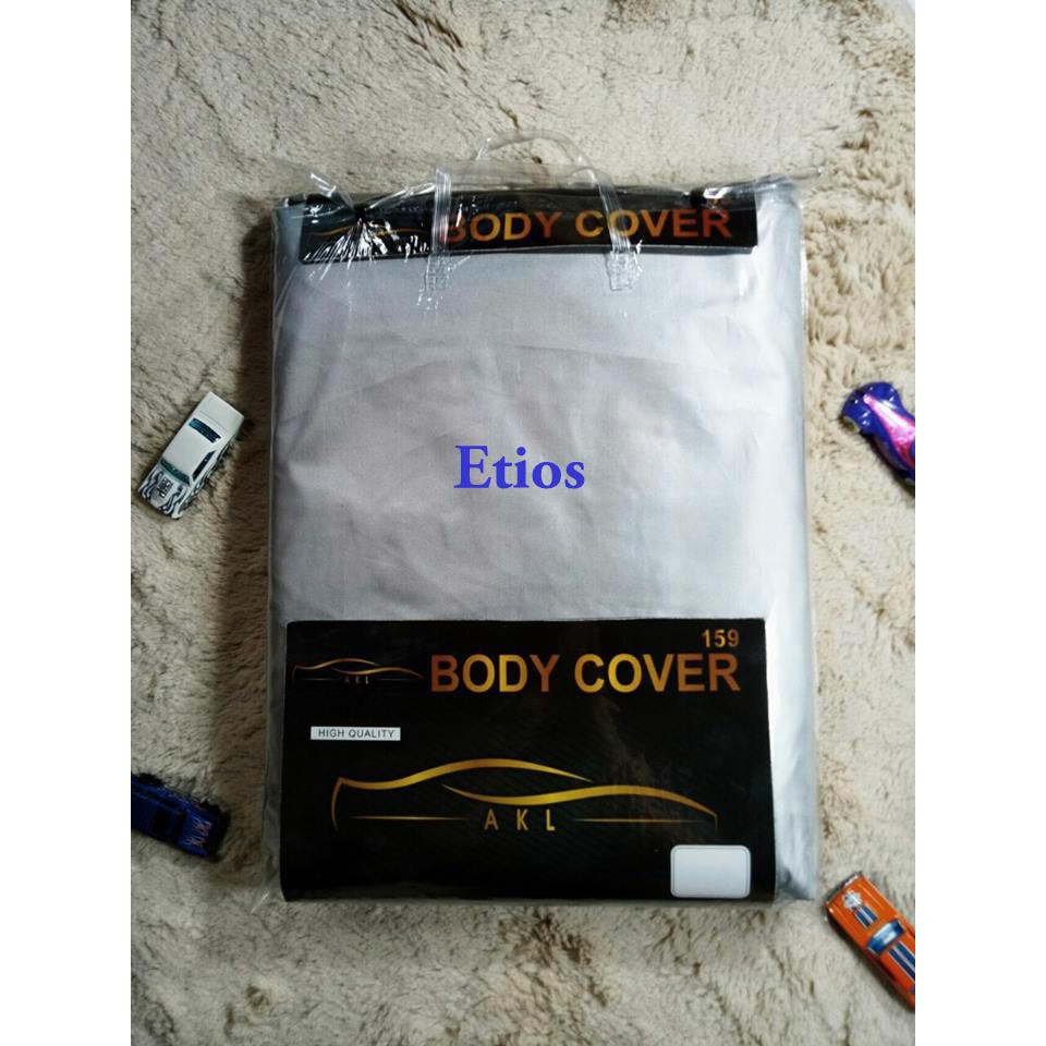 Etios Silver Coating Body Cover Mobil/Sarung Mobil/Selimut Mobil