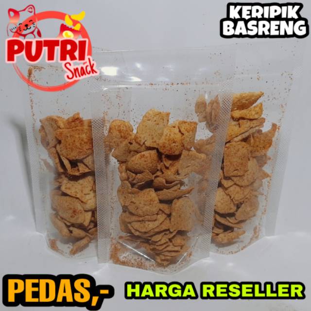 KERIPIK BASRENG 50gr BANYAK RASA