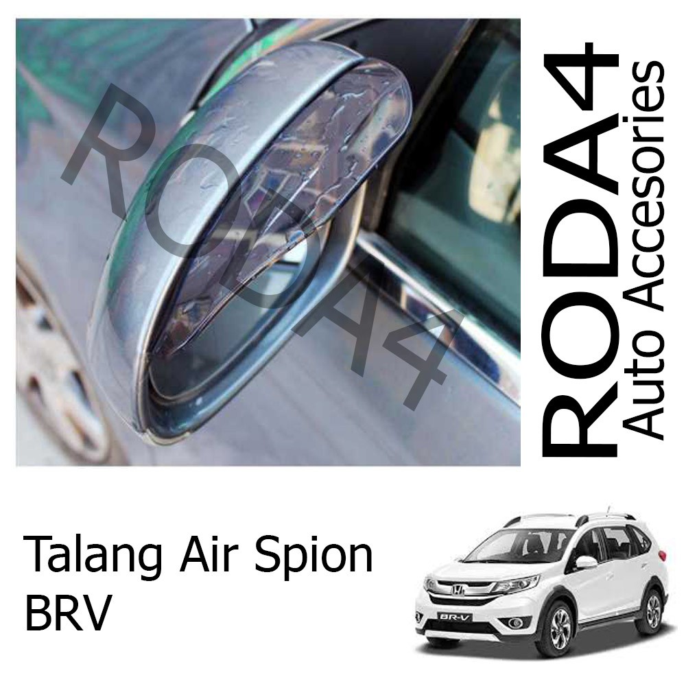 Talang Air / Mika Pelindung Spion Mobil dari Hujan (1 Set Isi 2) BRV