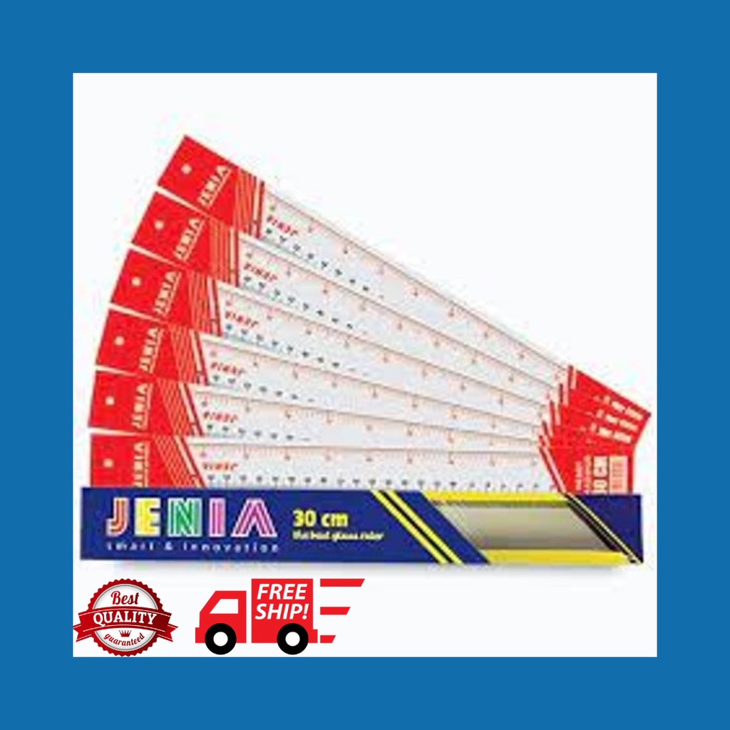 

PENGGARIS PLASTIK 30CM JENIA (ISI 12)