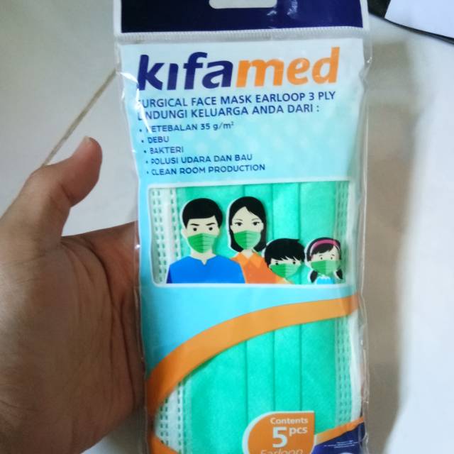 Masker kifamed kimia farma isi 5pcs