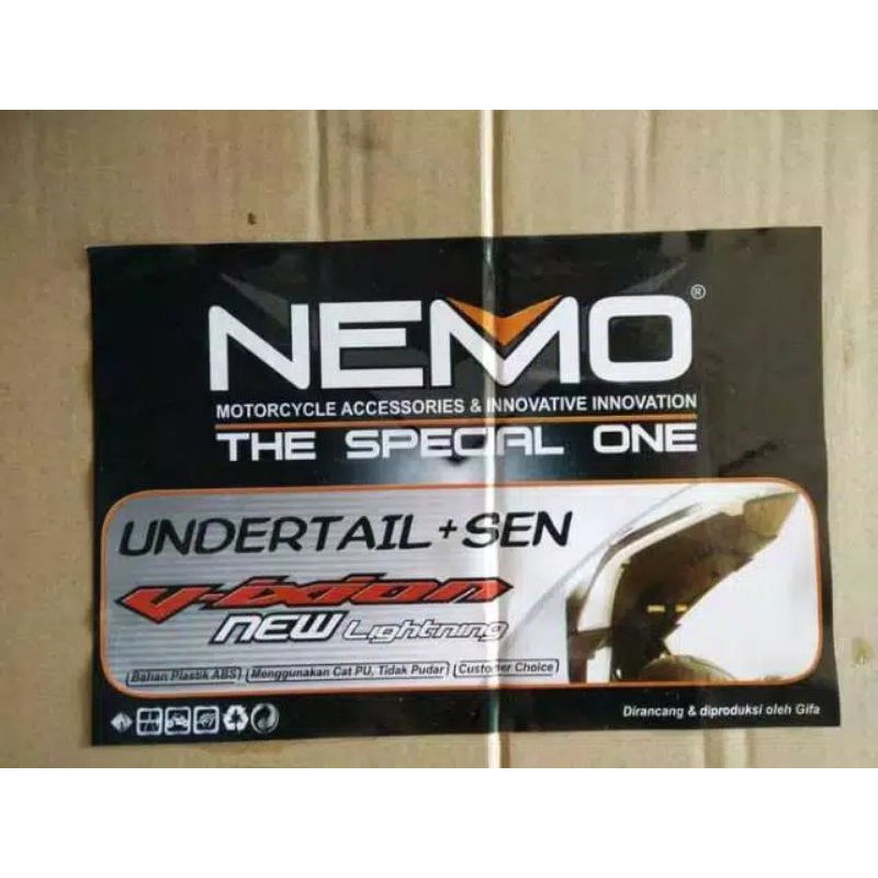 UNDERTAIL UNDERTRAIL SELANCAR VIXION NEW / UNDER TAIL VIXION NEW + SEIN NEMO