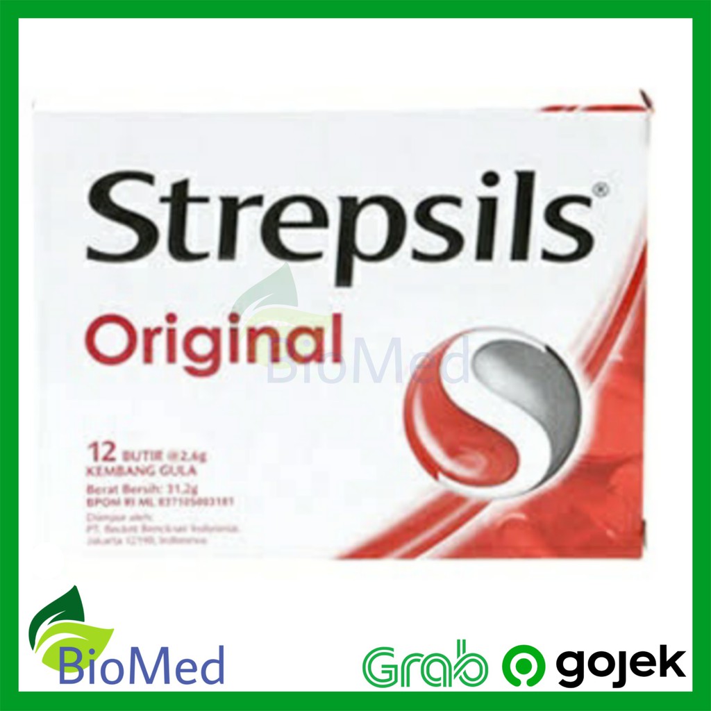 STREPSILS ORIGINAL MERAH - Strepsil Permen Pelega Sakit Tenggorokan Batuk