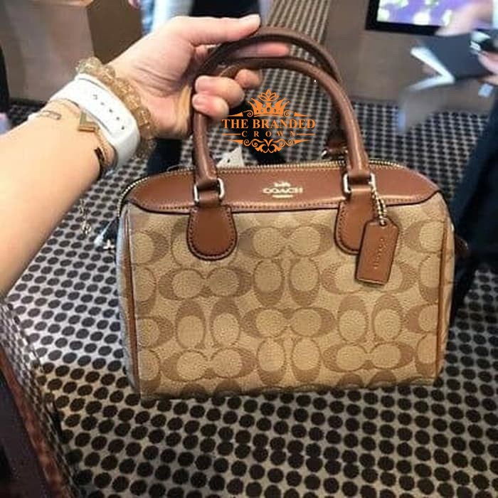 Tas Coach 58312 Bennet Signature Mini Khaki
