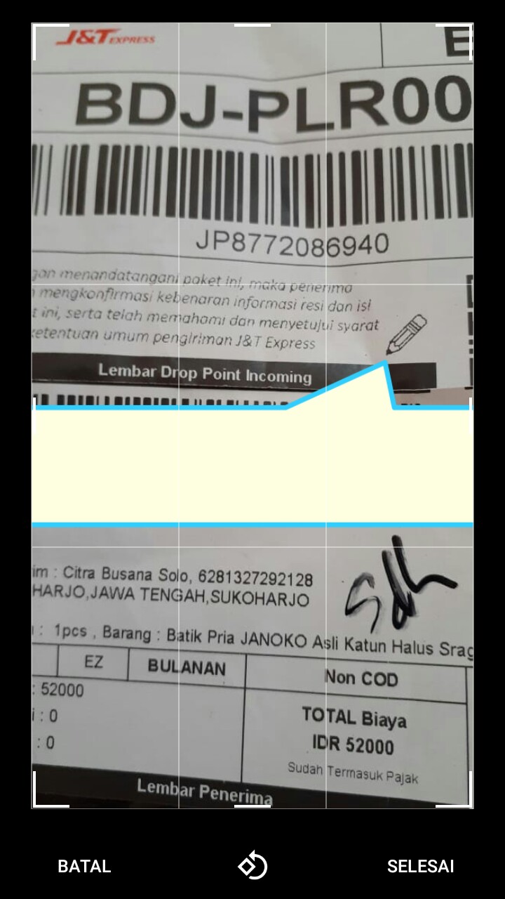 Sembodo Pendek Kemeja Batik Pria Full Furing Bahan Katun Primisima