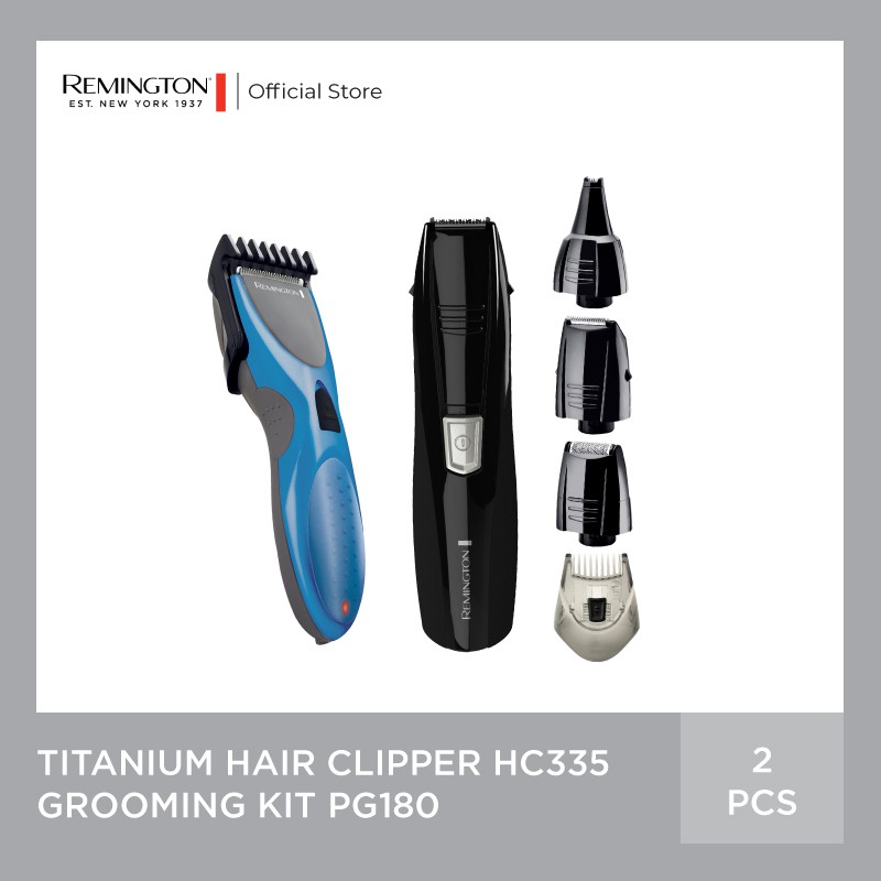 remington titanium hair clipper hc335