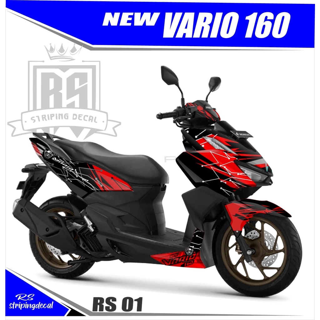 Decal VARIO NEW 160 Decal VARIO 160  full body Full Blok Decal VARIO NEW 2022 Dekal New VARIO 160 RS
