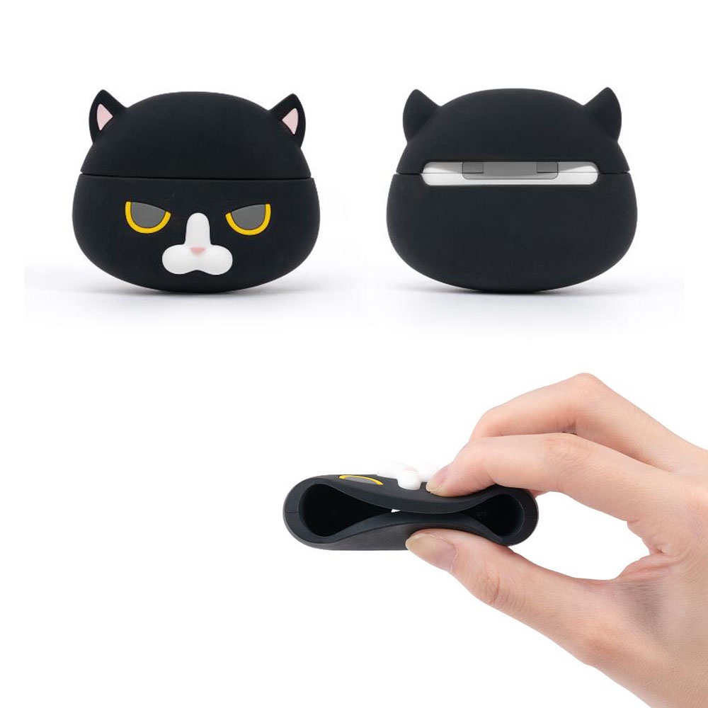 Casing Soft Case Silikon Motif Ok Cat Untuk Airpods Pro 1 / 2 / 3