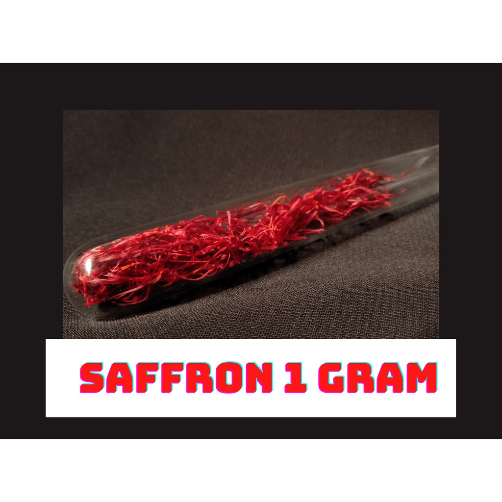 

SAFFRON 1 GRAM - PREMIUM QUALITY (HARGA RESELLER)
