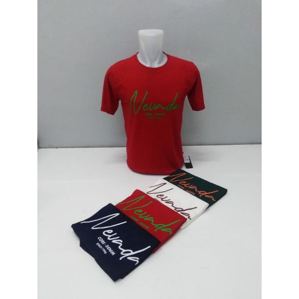 Kaos Nevada Terbaru Top 1 Branded Catoon Combed 24s
