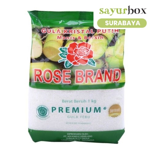 Rosebrand Gula Premium 1 kg (Sayurbox) - SURABAYA