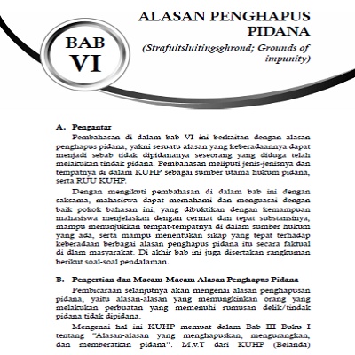 Hukum Pidana - Dasar-Dasar Hukum Pidana Berdasarkan KUHP dan RUU KUHP-2