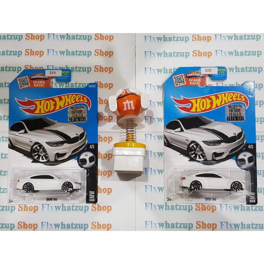 Hot Wheels BMW M4 - WHITE FACTORY SEALED US CARD