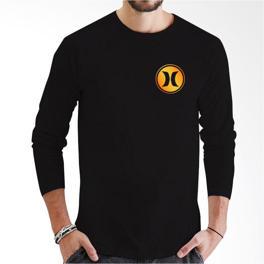 Kaos Lengan panjang Hurley USA Little Gold Kaos Distro Premium Quality