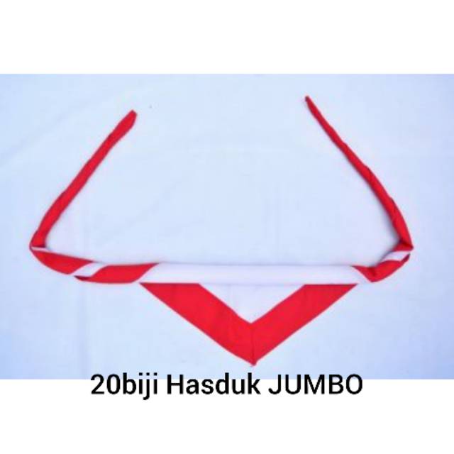20biji hasduk jumbo - kacu jumbo - hasduk pembina - kacu pembina - hasduk pramuka - hasduk sma