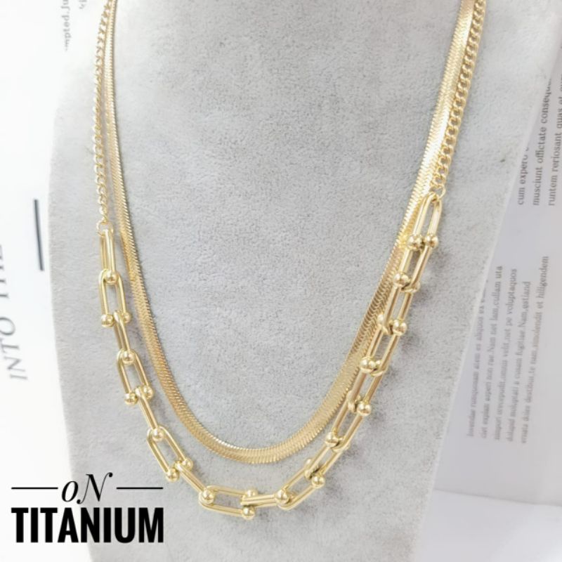 Titanium kalung wanita l1000