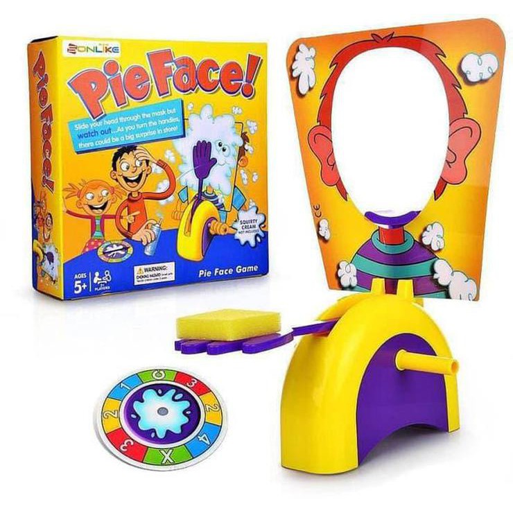 Mainan Edukasi Anak Keluarga Laki Perempuan Dewasa Pie Face Game Lucu