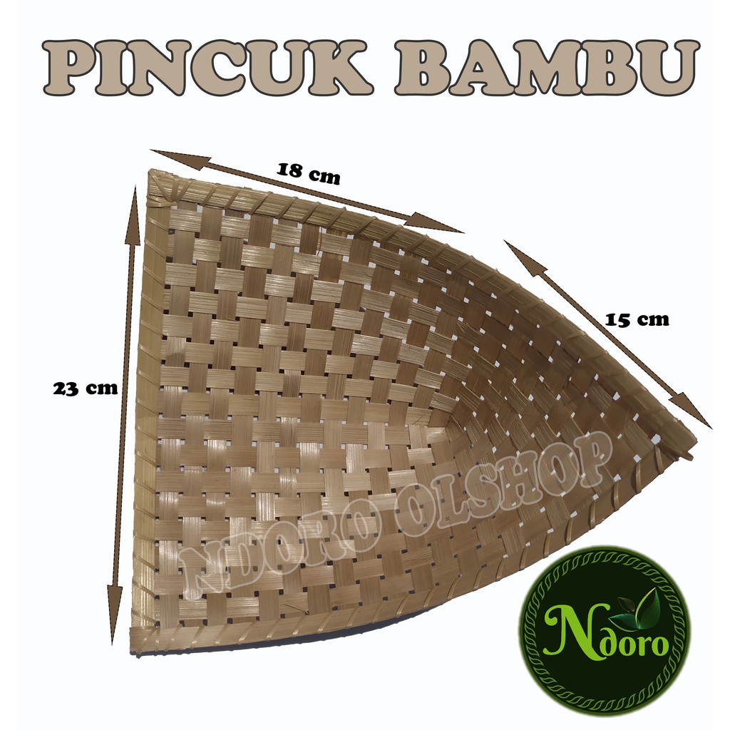 PINCUK BAMBU/ ANYAMAN BAMBU PIRING PINCUK/ BESEK PINCUK