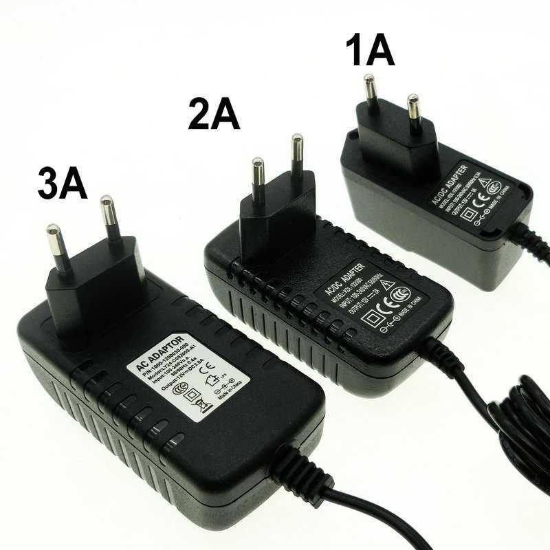 DSM Adaptor Power LED Strip DC12V 3A Kepala Plug 5.5x2.5mm AC Adapter Murah Power Adaptor Serbaguna