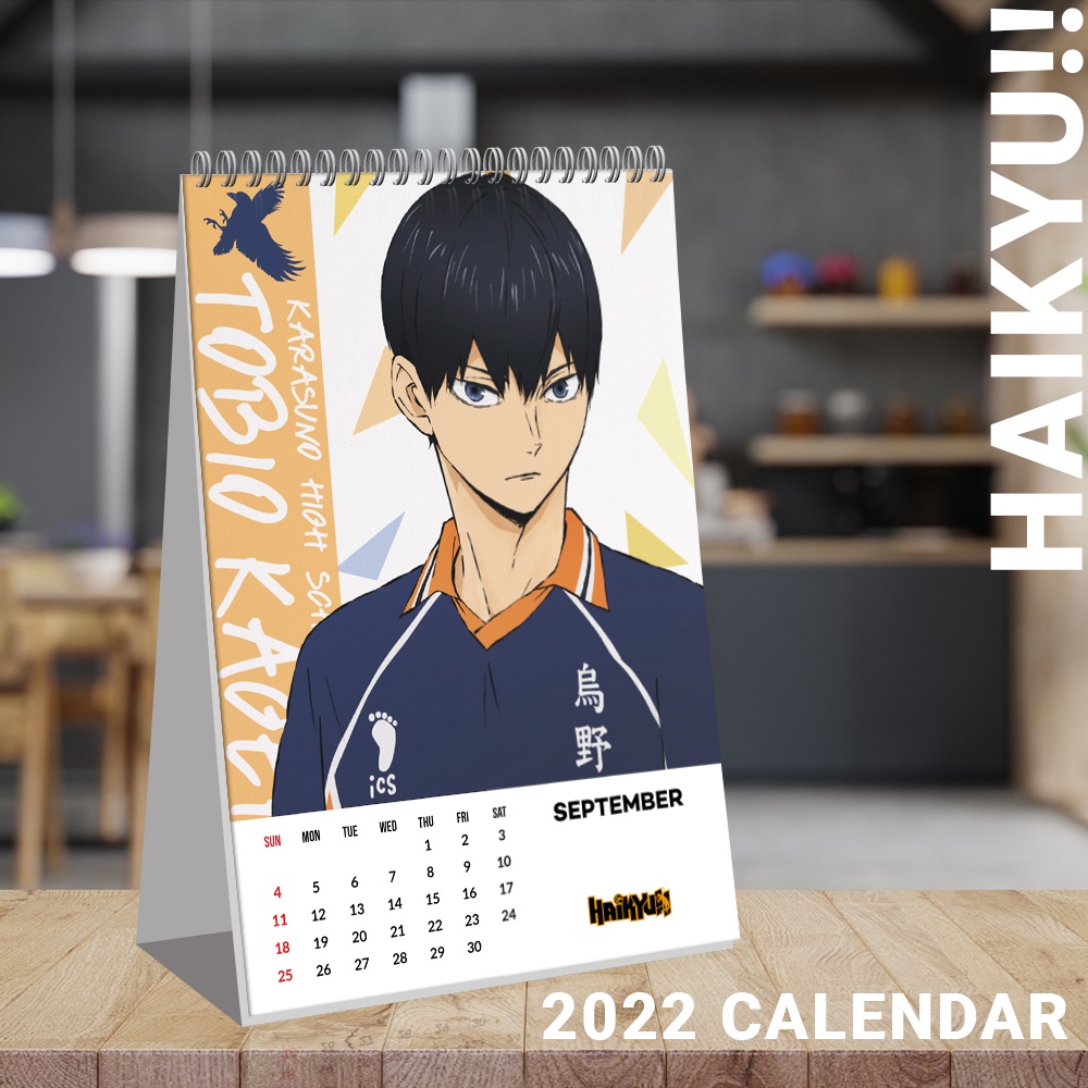 Jual Kalender Haikyu!! To The Top Kalender Meja Haikyuu Indonesia