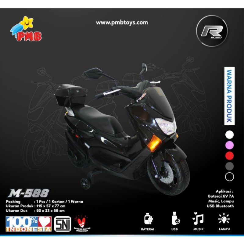 Motor Aki Anak PMB M-599 Raid/Motor Aki Anak N-max
