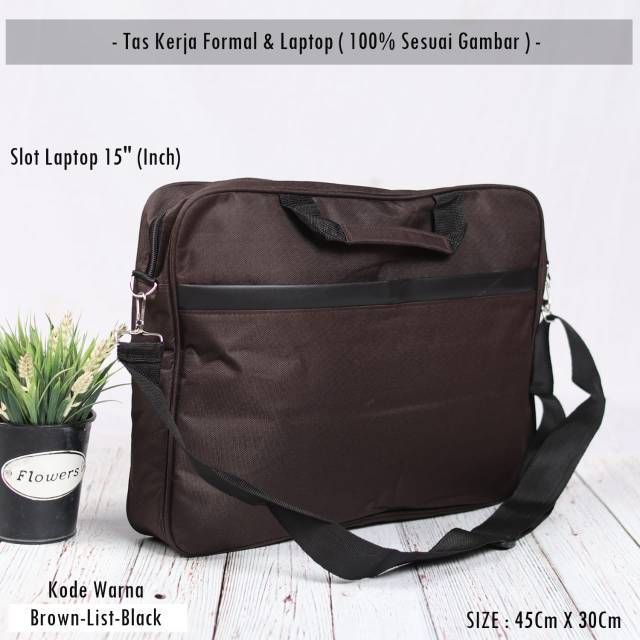 Tas Laptop - Tas Selempang Multifungsi - Tas Kerja Kantor - Tas Formal