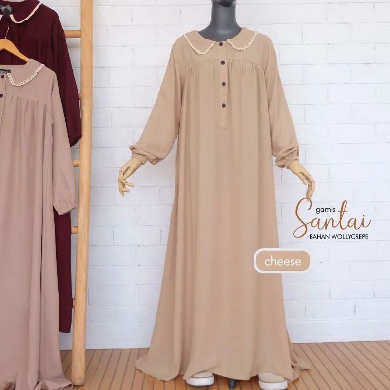 Gamis Santai by AL HAURAA - Gamis Santai Al Hauraa - Gamis Santai - Gamis Al Hauraa - Gamis Polos Al