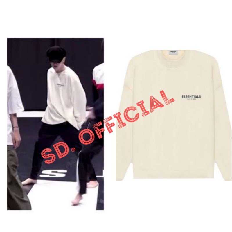 Kaos lengan panjang Bangtan Essentials Fear of God