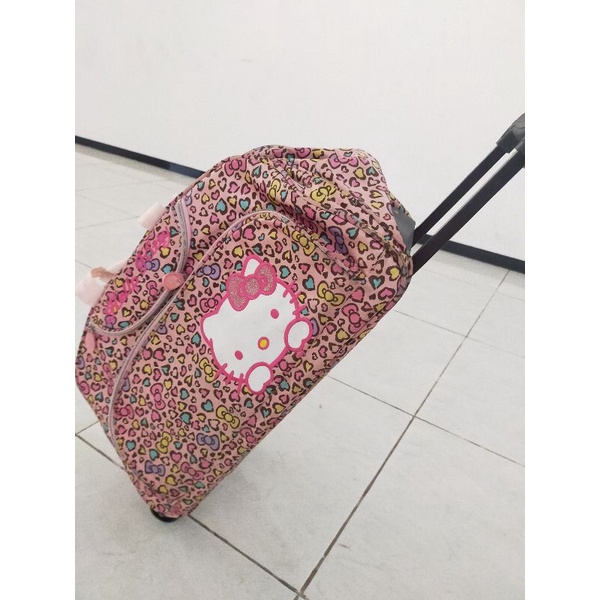 Preloved Trolley bag hello kitty