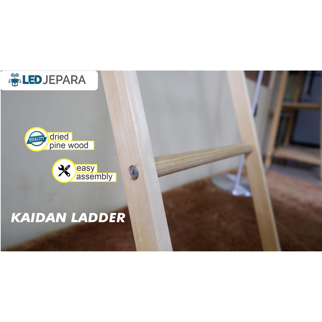 Ladder Hanger Rak Tangga Kayu Gantungan handuk sajadah kerudung